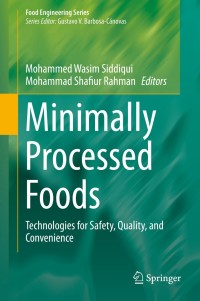 صورة الغلاف: Minimally Processed Foods 9783319106762