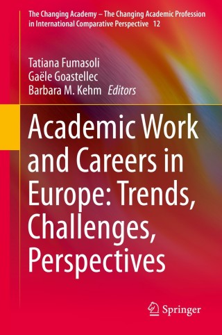 Omslagafbeelding: Academic Work and Careers in Europe: Trends, Challenges, Perspectives 9783319107196
