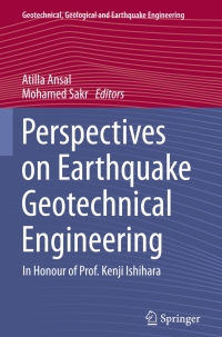 表紙画像: Perspectives on Earthquake Geotechnical Engineering 9783319107851