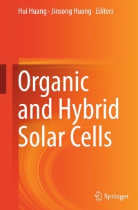 Titelbild: Organic and Hybrid Solar Cells 9783319108544