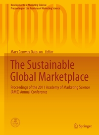 Cover image: The Sustainable Global Marketplace 9783319108728