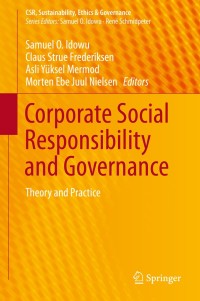 Cover image: Corporate Social Responsibility and Governance 9783319109084