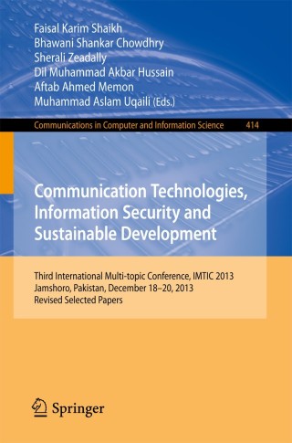 Cover image: Communication Technologies, Information Security and Sustainable Development 9783319109862