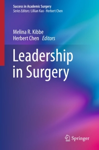 Cover image: Leadership in Surgery 9783319111063