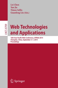 Titelbild: Web Technologies and Applications 9783319111155