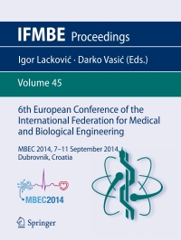 Imagen de portada: 6th European Conference of the International Federation for Medical and Biological Engineering 9783319111278
