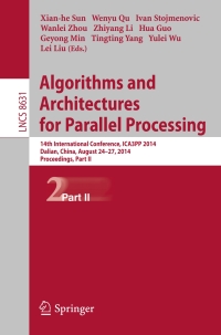 Imagen de portada: Algorithms and Architectures for Parallel Processing 9783319111933