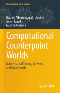 صورة الغلاف: Computational Counterpoint Worlds 9783319112350