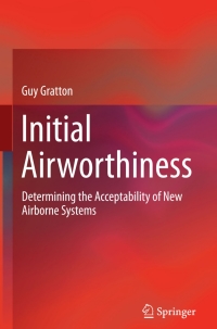 Cover image: Initial Airworthiness 9783319114088