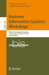 Cover image: Business Information Systems Workshops 9783319114590
