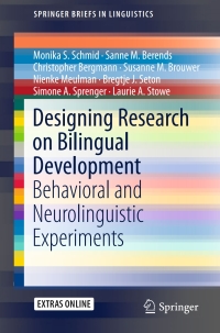 Cover image: Designing Research on Bilingual Development 9783319115283
