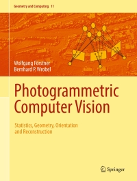 Cover image: Photogrammetric Computer Vision 9783319115498