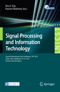 Imagen de portada: Signal Processing and Information Technology 9783319116280