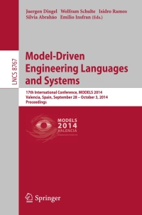 Cover image: Model-Driven Engineering Languages and Systems 9783319116525