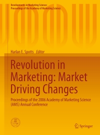 Cover image: Revolution in Marketing: Market Driving Changes 9783319117607