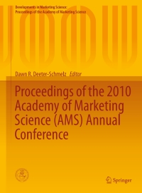 صورة الغلاف: Proceedings of the 2010 Academy of Marketing Science (AMS) Annual Conference 9783319117966