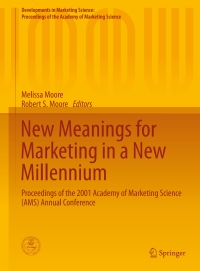 Cover image: New Meanings for Marketing in a New Millennium 9783319119267
