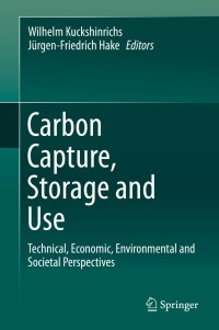 Cover image: Carbon Capture, Storage and Use 9783319119427