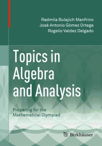 Immagine di copertina: Topics in Algebra and Analysis 9783319119458