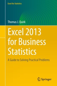 表紙画像: Excel 2013 for Business Statistics 9783319119816
