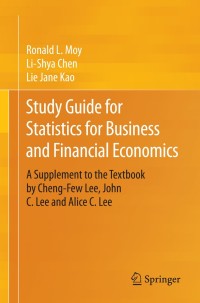 Cover image: Study Guide for Statistics for Business and Financial Economics 9783319119960