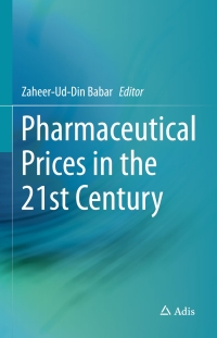 Cover image: Pharmaceutical Prices in the 21st Century 9783319121680