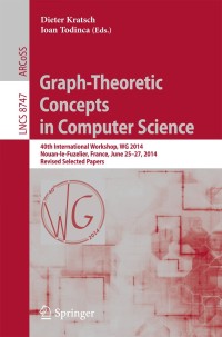 Imagen de portada: Graph-Theoretic Concepts in Computer Science 9783319123394