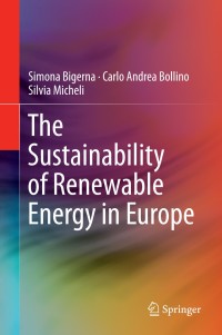 Cover image: The Sustainability of Renewable Energy in Europe 9783319123424