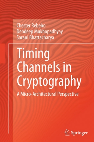 Cover image: Timing Channels in Cryptography 9783319123691