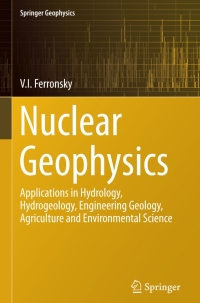 Cover image: Nuclear Geophysics 9783319124506
