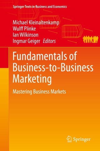 Imagen de portada: Fundamentals of Business-to-Business Marketing 9783319124629