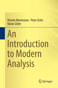 Cover image: An Introduction to Modern Analysis 9783319124803