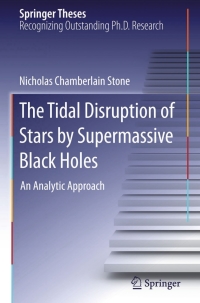 Imagen de portada: The Tidal Disruption of Stars by Supermassive Black Holes 9783319126753