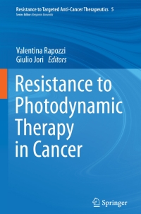 Imagen de portada: Resistance to Photodynamic Therapy in Cancer 9783319127293