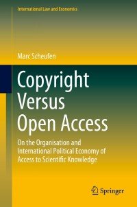 Cover image: Copyright Versus Open Access 9783319127385