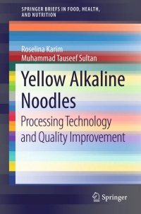 Cover image: Yellow Alkaline Noodles 9783319128641