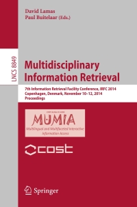 Cover image: Multidisciplinary Information Retrieval 9783319129785