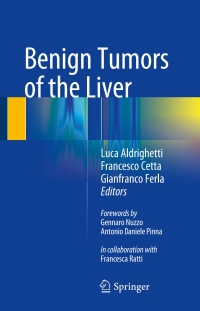 Cover image: Benign Tumors of the Liver 9783319129846