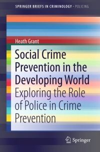 Imagen de portada: Social Crime Prevention in the Developing World 9783319130262