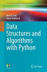 Cover image: Data Structures and Algorithms with Python 9783319130712