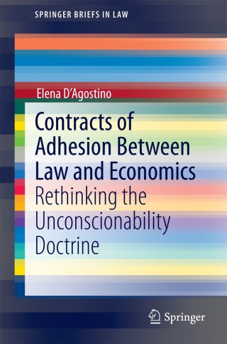 Imagen de portada: Contracts of Adhesion Between Law and Economics 9783319131139