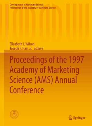 Imagen de portada: Proceedings of the 1997 Academy of Marketing Science (AMS) Annual Conference 9783319131405