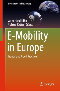 Imagen de portada: E-Mobility in Europe 9783319131931