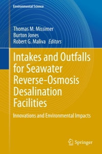 Cover image: Intakes and Outfalls for Seawater Reverse-Osmosis Desalination Facilities 9783319132020