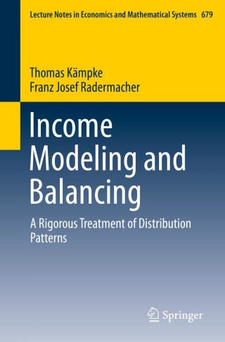 Cover image: Income Modeling and Balancing 9783319132235