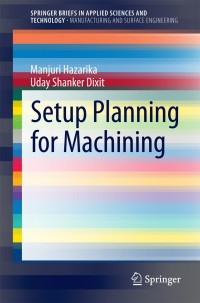 Cover image: Setup Planning for Machining 9783319133195
