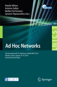 Cover image: Ad Hoc Networks 9783319133287