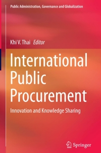 Cover image: International Public Procurement 9783319134338