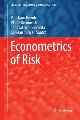 Imagen de portada: Econometrics of Risk 9783319134482