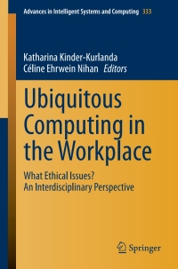 Imagen de portada: Ubiquitous Computing in the Workplace 9783319134512